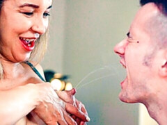 Sucer une bite, En levrette, Robe, Fétiche, Mère que j'aimerais baiser, Lait, Rasée, Nénés