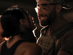 Blondine, Blasen, Kehlenfick, Handjob, Interrassisch, Latina, Realität, Flotter dreier