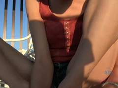 Amateur, Cuarto de baño, Morena, Novia, Peludo, Perforación, Piscina, Coño