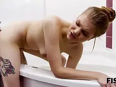 Fist4k. no one cares about vulnerable girl cause all the man hungers is fisting