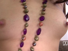 Jurk, Hakken, Inshuiven, Ondergoed, Natuurlijke tieten, Orgasme, Geschoren, Tieten likken