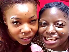 Leie, Blasen, Spermaladung, Aufs gesicht abspritzen, Fetisch, Interrassisch, Rau, Flotter dreier