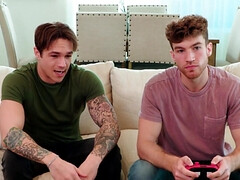 Grosser schwanz, Blasen, Kehlenfick, Schwanz, Schwul, Muskel, Reiten, Ablutschen