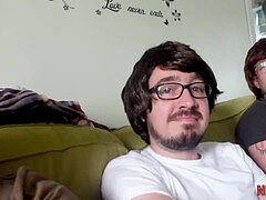 Boy, sperm face, guy goo