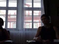 Leie, Schwarz, Paar, Gehörnter ehemann, Tschechisch, Geld, Jungendliche (18+), Ehefrau