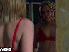 Anal, Culo, Lamer culo, Beso negro, Rubia, Polla, Montar, Tetas