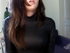 Amateur, Brunette brune, Femelle, Humiliation, Pénis, Pov, Strapon, Jouets