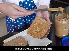 Mylfdom - sexy mylf gets ball-gagged for cruel hardcore