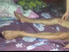 Enthousiasteling, Kont, Grote kont, Man die toekijkt, Vies, Harig, Indonesisch, Stiefmoeder