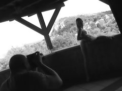 Nana, Blonde, Embrassement, Léchez, Chatte, Rasée