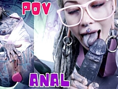 Amateur, Anal, Mamada, Alemán, Gafas, Gotica, Sexo duro, Tatuaje
