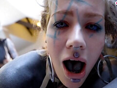 Grote kont, Extreem, Lesbisch, Likken, Masturbatie, Kut duiken, Mager, Strippen