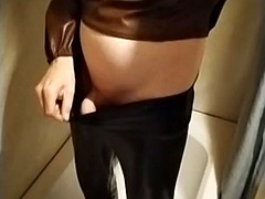 Leie, Grosser schwanz, Crossdresser, Spassig, Latex, Transfrau, Schlampe, Solo