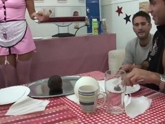 In den arsch, Tussi, Grosse titten, Spermaladung, Gruppe, Hd, Büro, Muschi