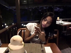 Amateur, Asiatique, Sucer une bite, Éjaculation interne, Petite femme, Adolescente, Thaïlandaise, Jouets