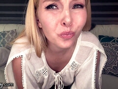 Leie, Arsch, Braunhaarige, Gesichtssitzen, Lecken, Milf, Realität, Titten