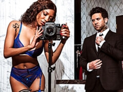 フェラチオ, バック, 黒人, 異人種間, キス, 淫乱熟女, ストッキング, タトゥー