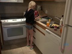 お尻, ビーチ, ブロンド, 彼女, オマンコ, シャワー, 喫煙, オッパイの