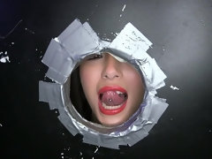 デカチン, デカパイ, フェラチオ, 茶髪の, イく瞬間, バック, ハードコア, 濡れ