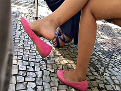 Азиатки, Фут фетиш, Подглядывание