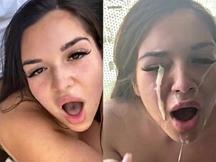 Leie, Blasen, Spermaladung, Aufs gesicht abspritzen, Hardcore