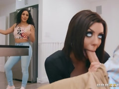 デカパイ, 巨乳な, イマラチオ, 彼女, 淫乱熟女, オマンコ, 剃毛, オッパイの