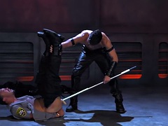 緊縛, ボンデージ, ディルド, フェティッシュ, 筋肉, スパンキング, タトゥー, おもちゃ