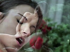 Анальный секс, Брюнетки, Парочка, Европейки, На природе, Наездница, Бритые, Сиськи