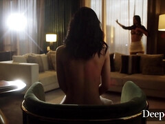 Noire, Domination, Seins naturels, Rasée