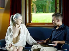 Arsch, Grosse titten, Blondine, Blasen, Hundestellung, Jungendliche (18+)