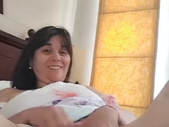 Enthousiasteling, Anaal, Mooie dikke vrouwen, Harig, Hardcore, Masturbatie, Gezichtspunt, Vibrator