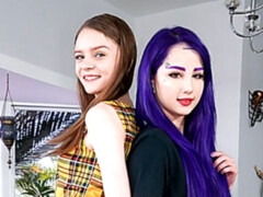 Поза 69, Большая жопа, Две девушки, Ласковые ручки, Бритые, Тату, Молоденькие, Втроем