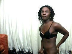 Enthousiasteling, Grote lul, Zwart, Slipje, Gezichtspunt, Shemale, Mager, Tiener