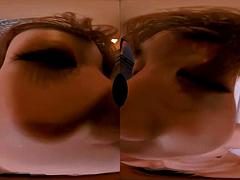 Tridimensionnel, Asiatique, Brunette brune, Éjaculation interne, Petite amie, Japonaise, Pov, Réalité