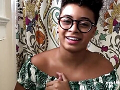 Kay's Big Tits Solo Session on the Sofa