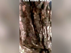 Spying on Amateur SexySpunkyGirl Stripping Outside in Public Park