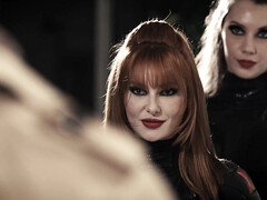 黒人, ブロンド, フェラチオ, 茶髪の, イく瞬間, イマラチオ, プール, 赤毛