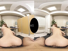 Asiatisch, Arsch, Verrückt, Japanische massage, Büro, Pov, Muschi, Titten