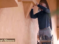 デカパイ, フェラチオ, バック, ハードコア, 熟年, 淫乱熟女, 自然山雀, オマンコ