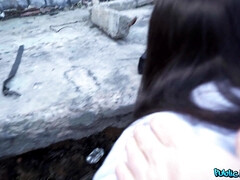 Booty brunette crazy POV sex