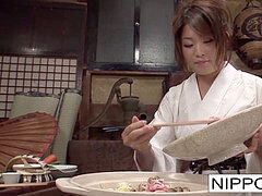 ultra-cute japanese stunner gets caught masturbating