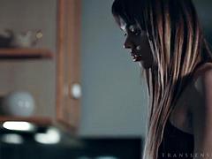 Tran Stepsis Gets Home Late: Blowjob, Babe  Anal Trans Porn