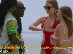 Anal, Grosse bite, Brunette brune, Double pénétration, Première fois, Le plan cul à quatre, Hd, Interracial