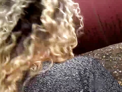 Verga grande, Mamada, Gafas, Sexo duro, Al aire libre, Público, Coño, Español