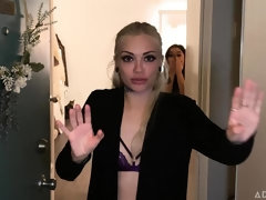Lesbisch, Lecken, Masturbation, Nippel, Muschi, Entkleiden, Jungendliche (18+), Titten