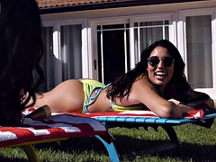 69, デカチン, フェラチオ, 毛深い, ハードコア, 淫乱熟女, アウトドア, 三人