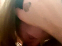 Enthousiasteling, Pijpbeurt, Stel, Lul, Hd, Orgasme, Gezichtspunt, Tieten likken