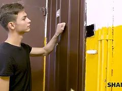 Blond, Stel, Hd, Keuken, Russisch, Kort haar, Kousen, Tieten likken