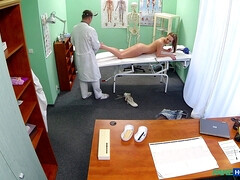 Doctor Prescribes An Erotic Massage For Coquettish Blond Hair Babe Patient