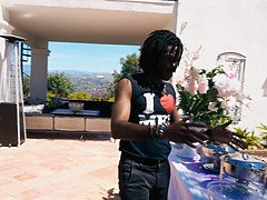 Behind the scenes: Behind the scenes with muscular ebony pornstars zane walker, Kira Noir & Alex Mack